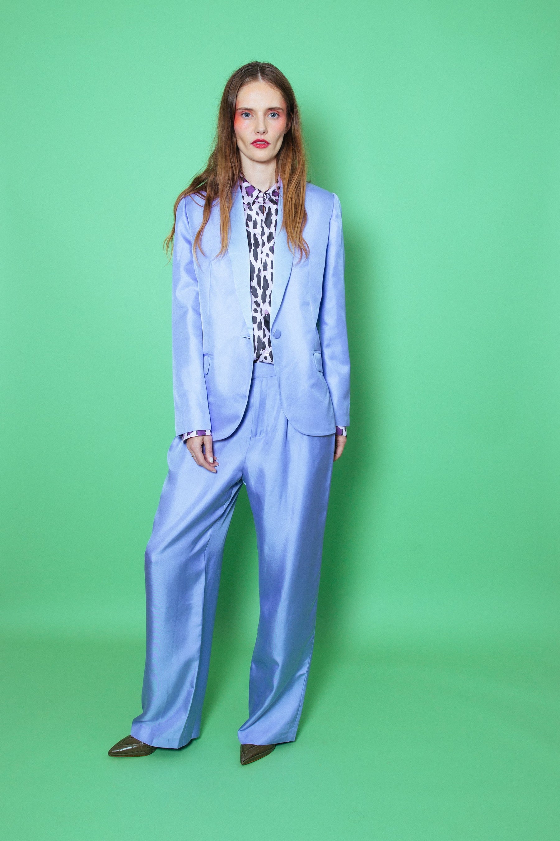 Salinas Silk Tux Jacket Lilac 