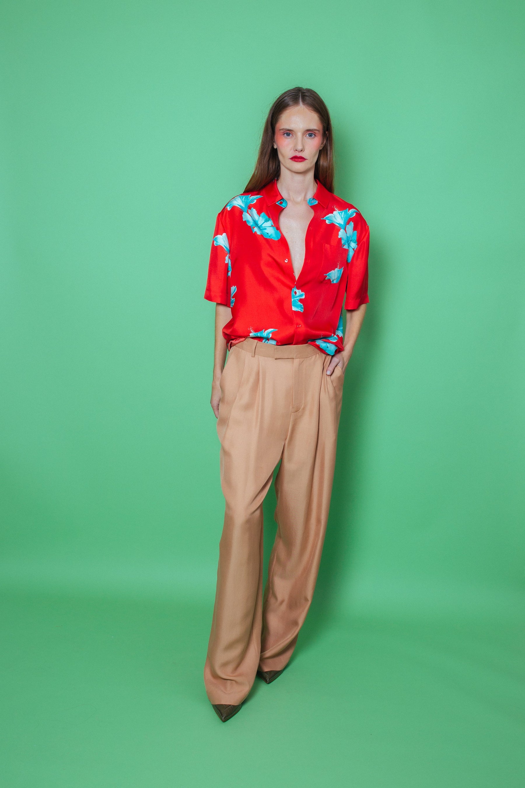 Salinas Silk Trouser Toffee 