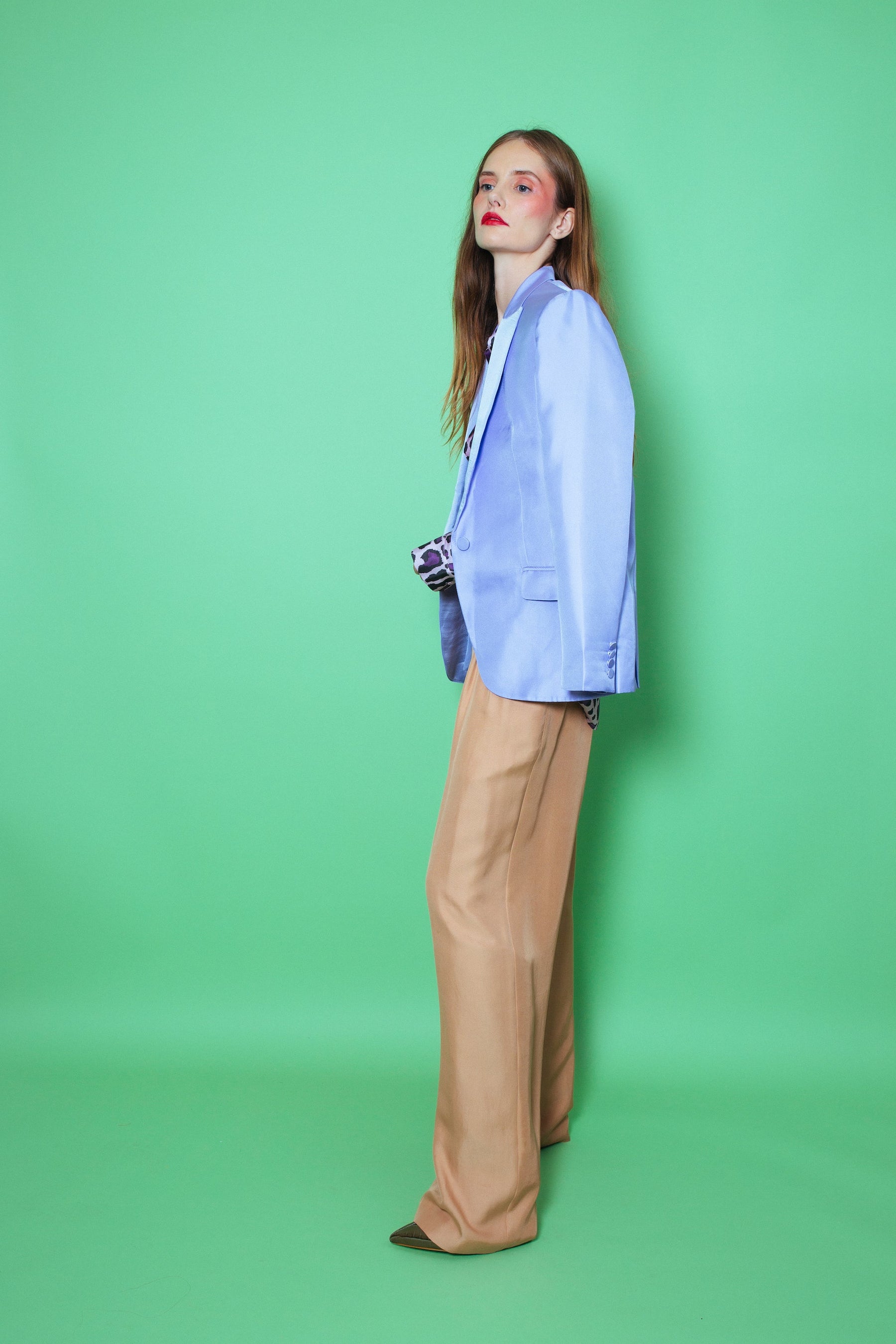 Salinas Silk Tux Jacket Lilac 