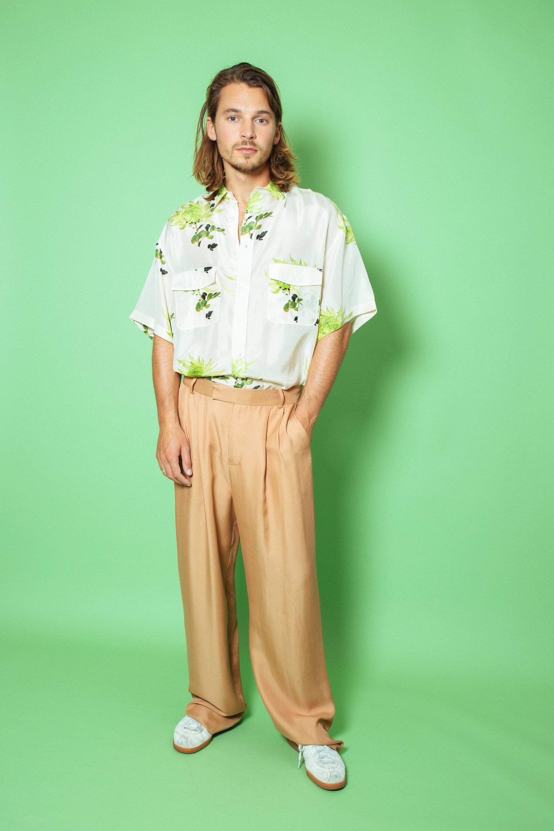 Salinas Silk Trouser Toffee 