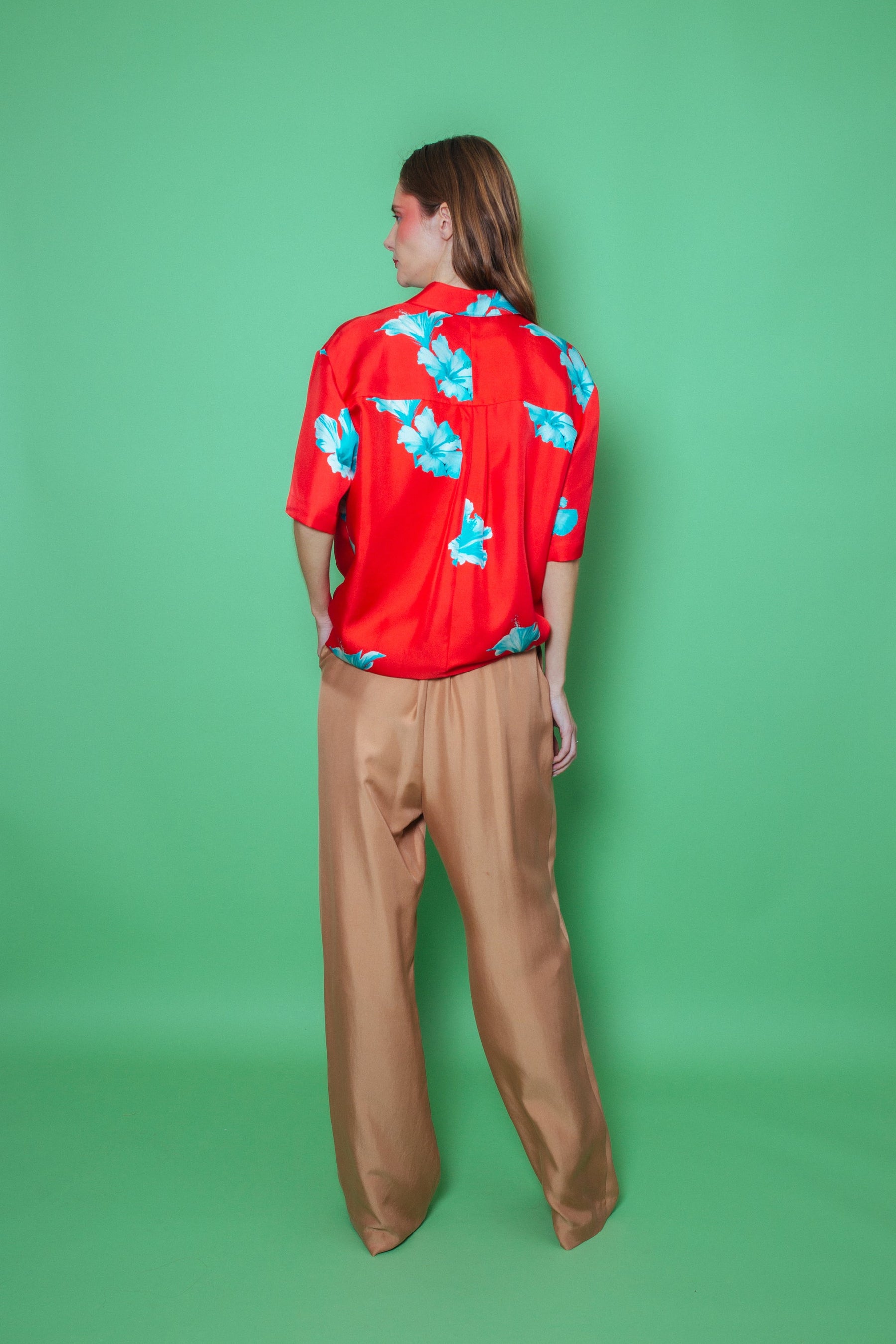 Boyfriend Silk Shirt Scarlett Hawaii 