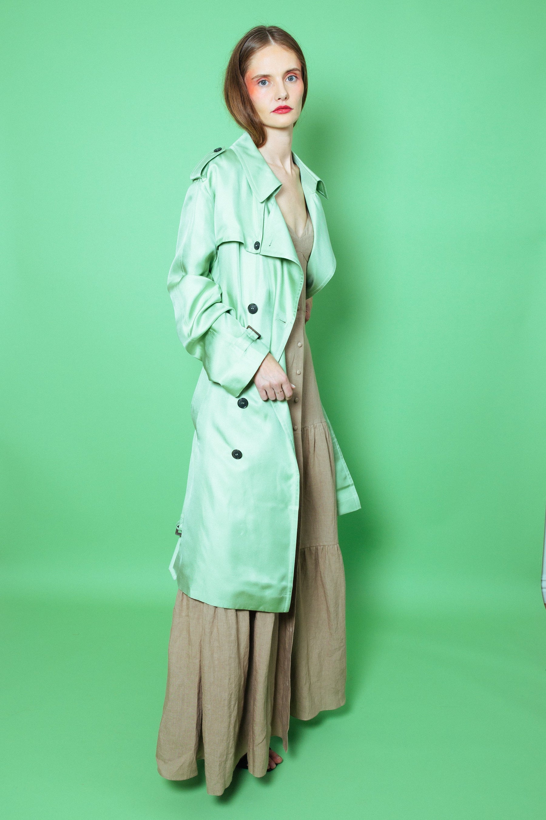 Del Rey Linen Maxi Dress Natural