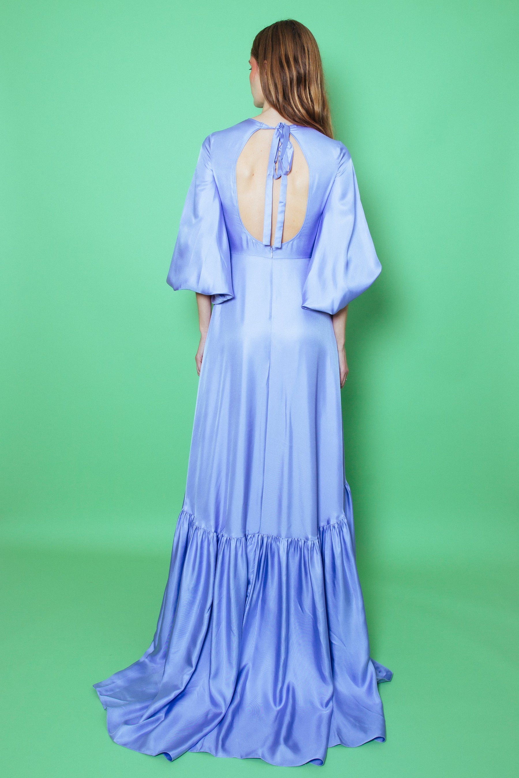 Beverly Silk Dress Lilac