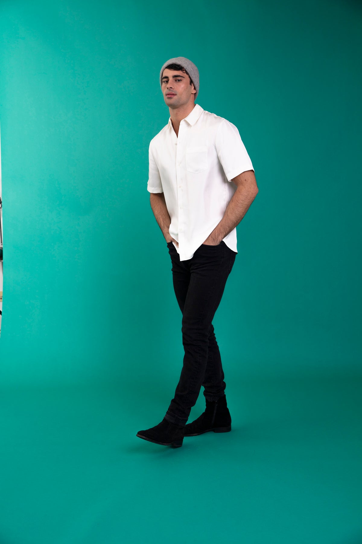 Boyfriend Silk Shirt Cream 