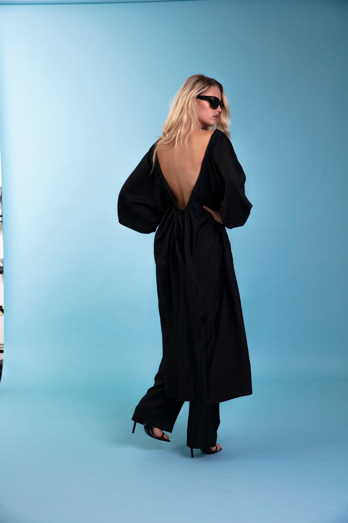 Salinas Silk Trouser Black 