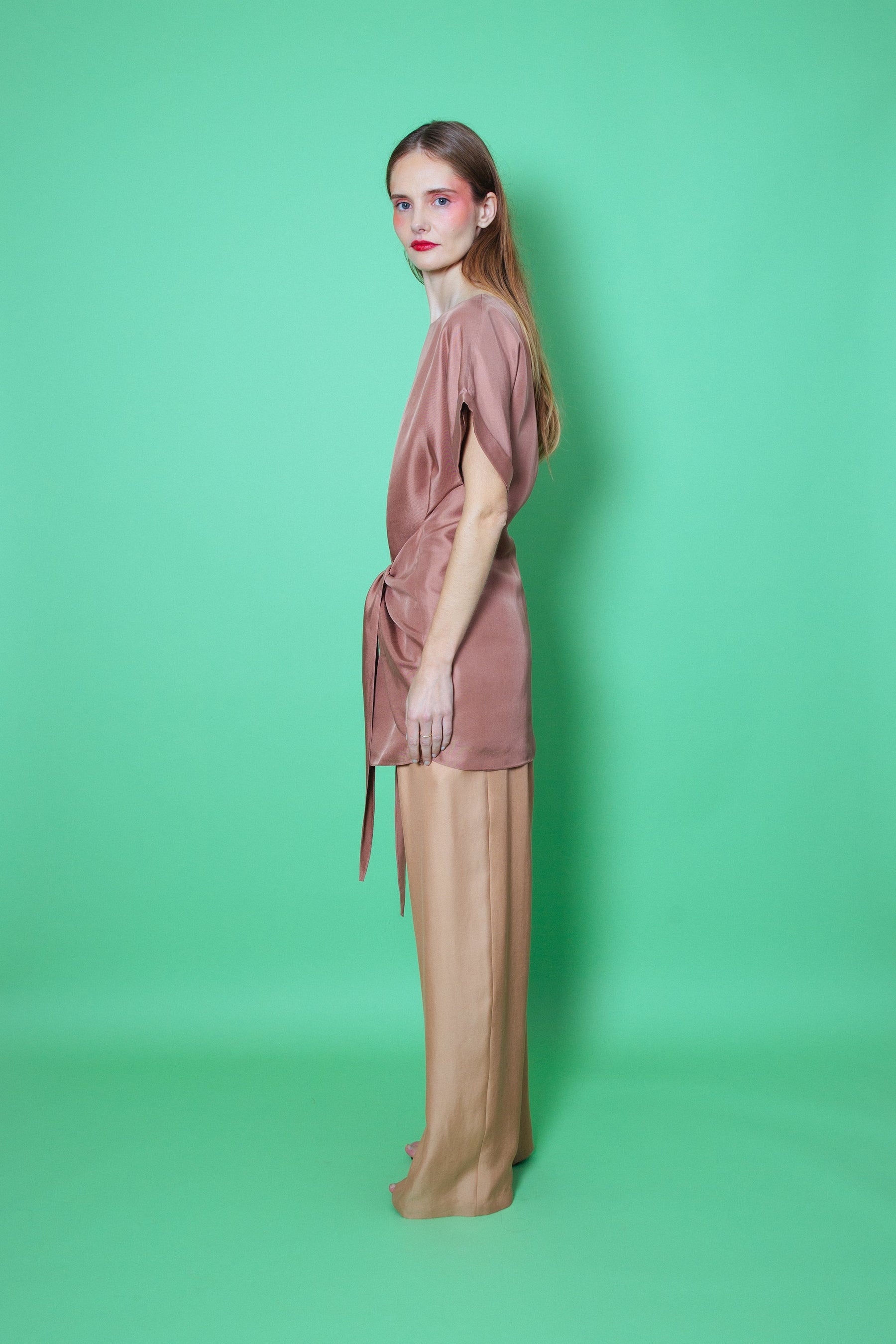 Laurel Silk Dress Toffee