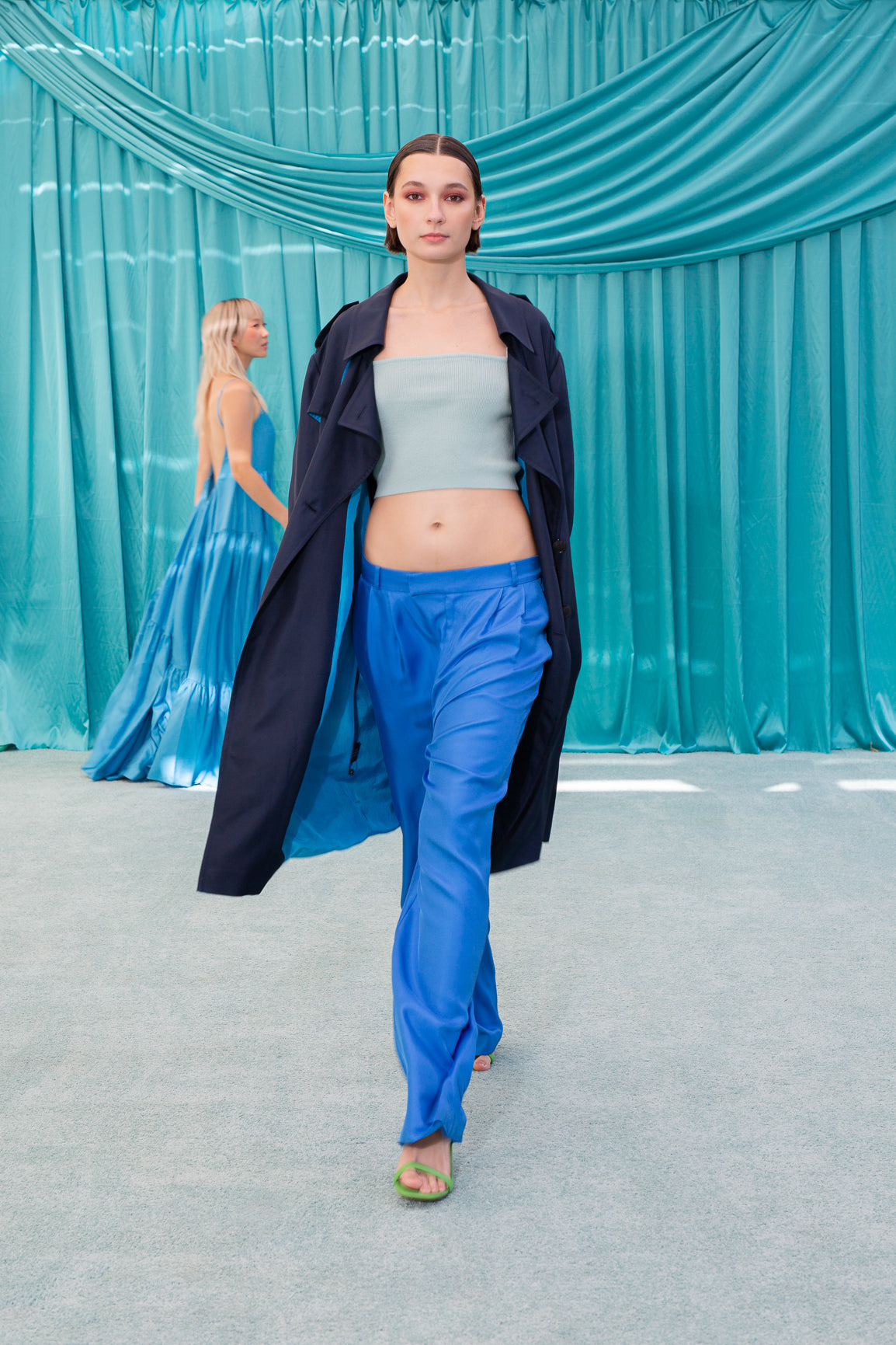 Salinas Silk Trouser Electric Blue 