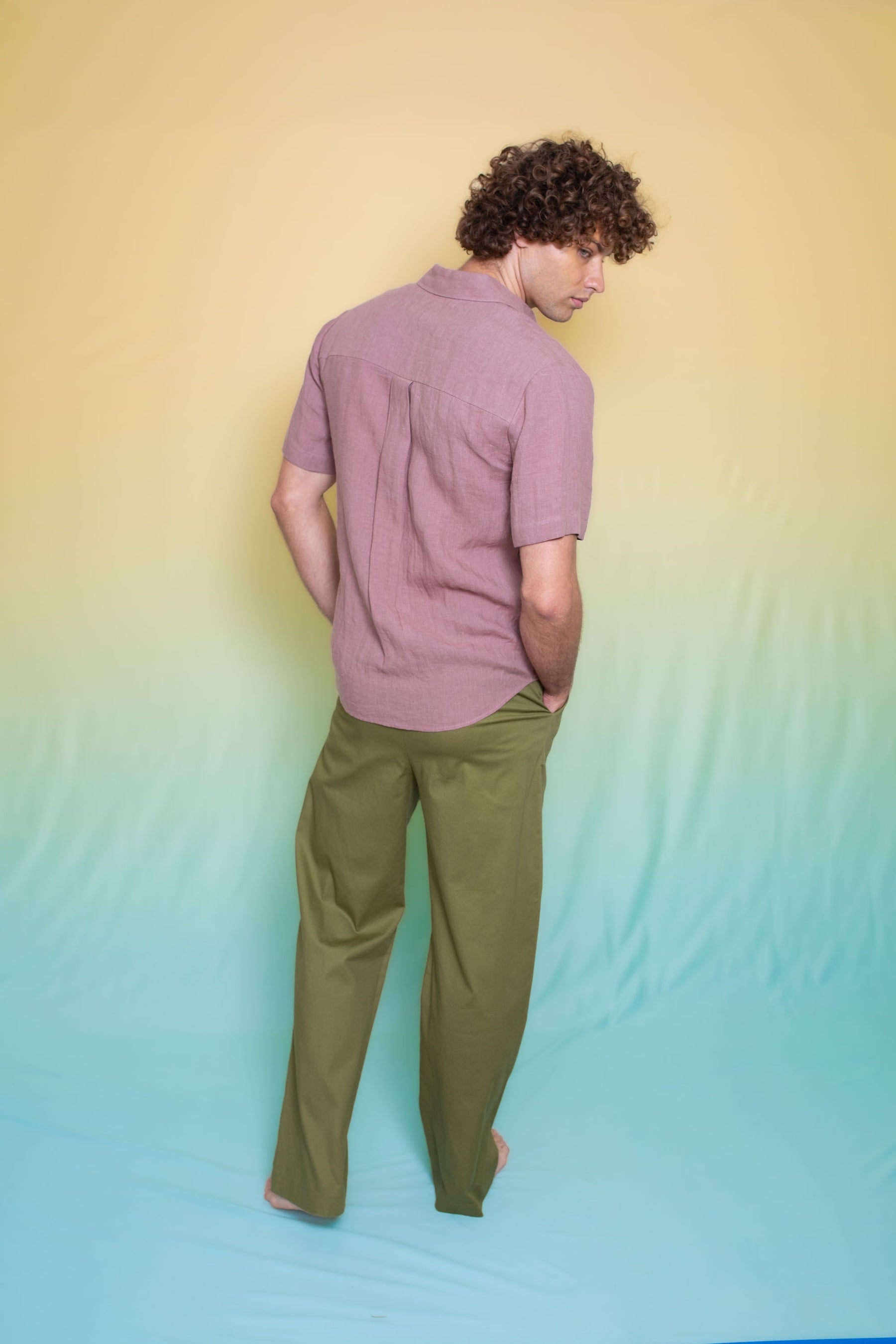 Boyfriend Linen Shirt Mink 