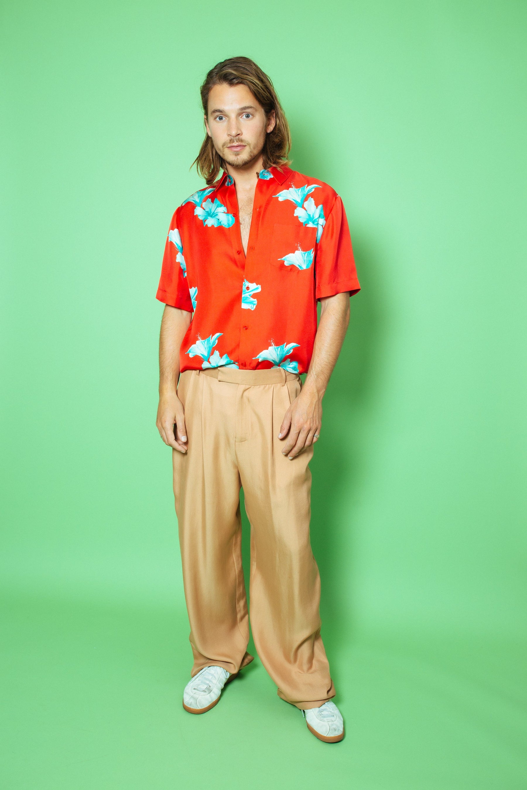 Boyfriend Silk Shirt Scarlett Hawaii 