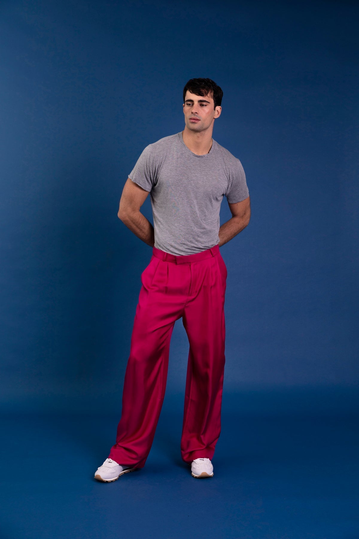 Salinas Silk Trouser Fuscia 