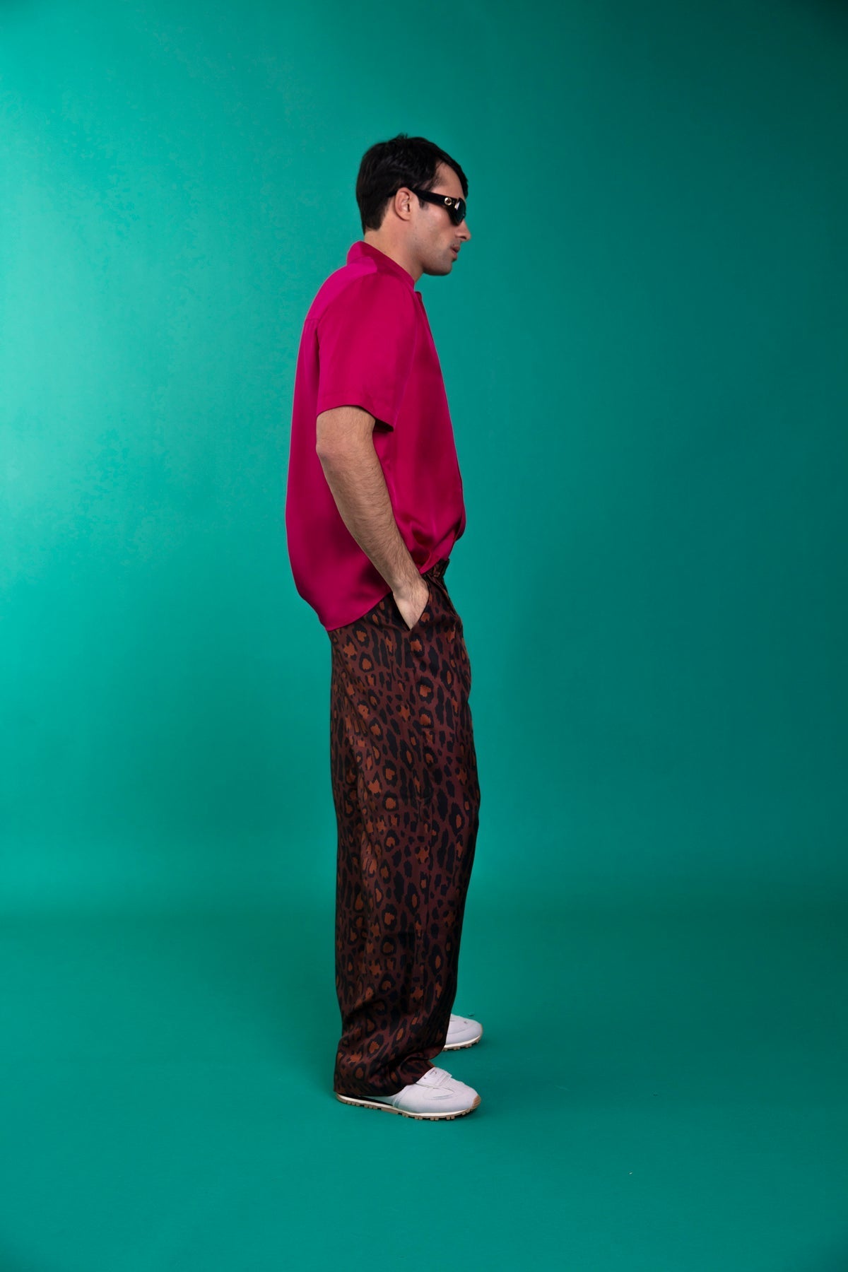 Salinas Silk Trouser Chocolate Jaguar 