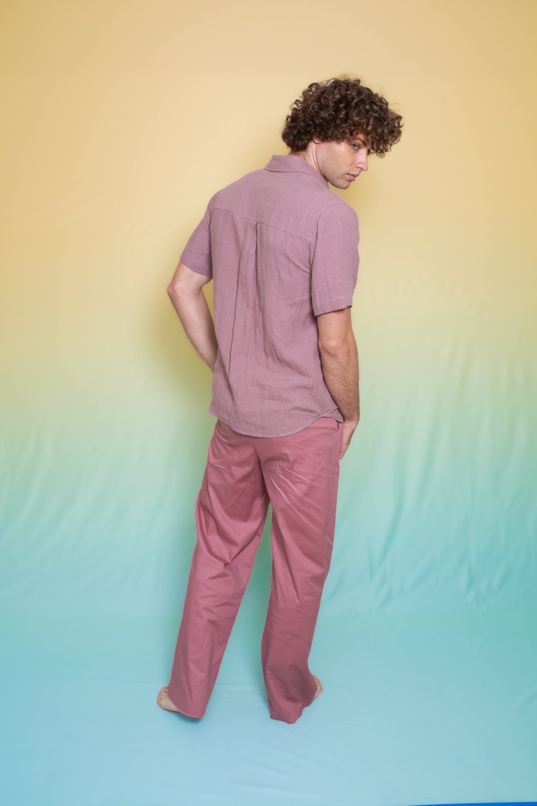 Boyfriend Linen Shirt Mink 