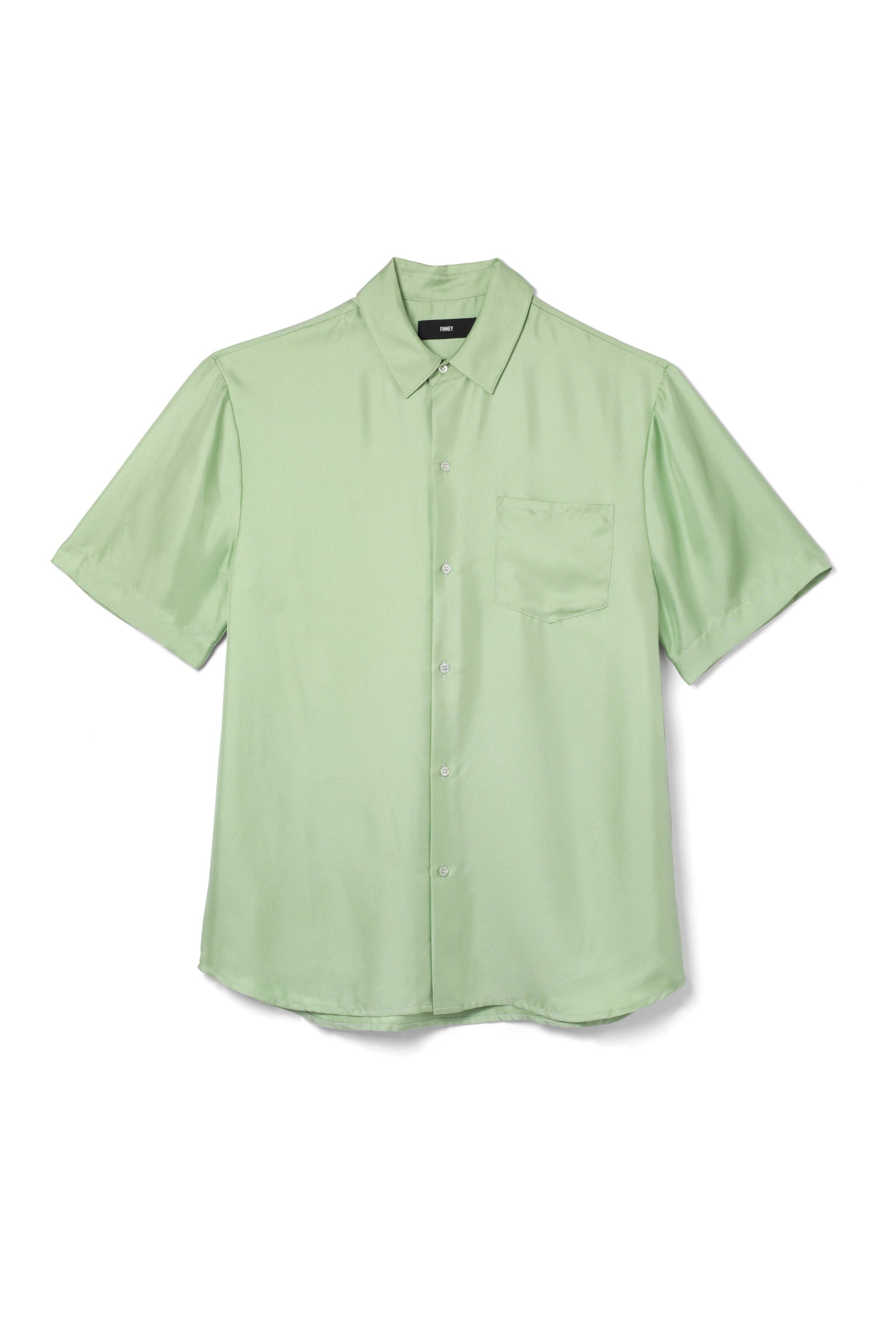 Boyfriend Silk Shirt Pistachio 