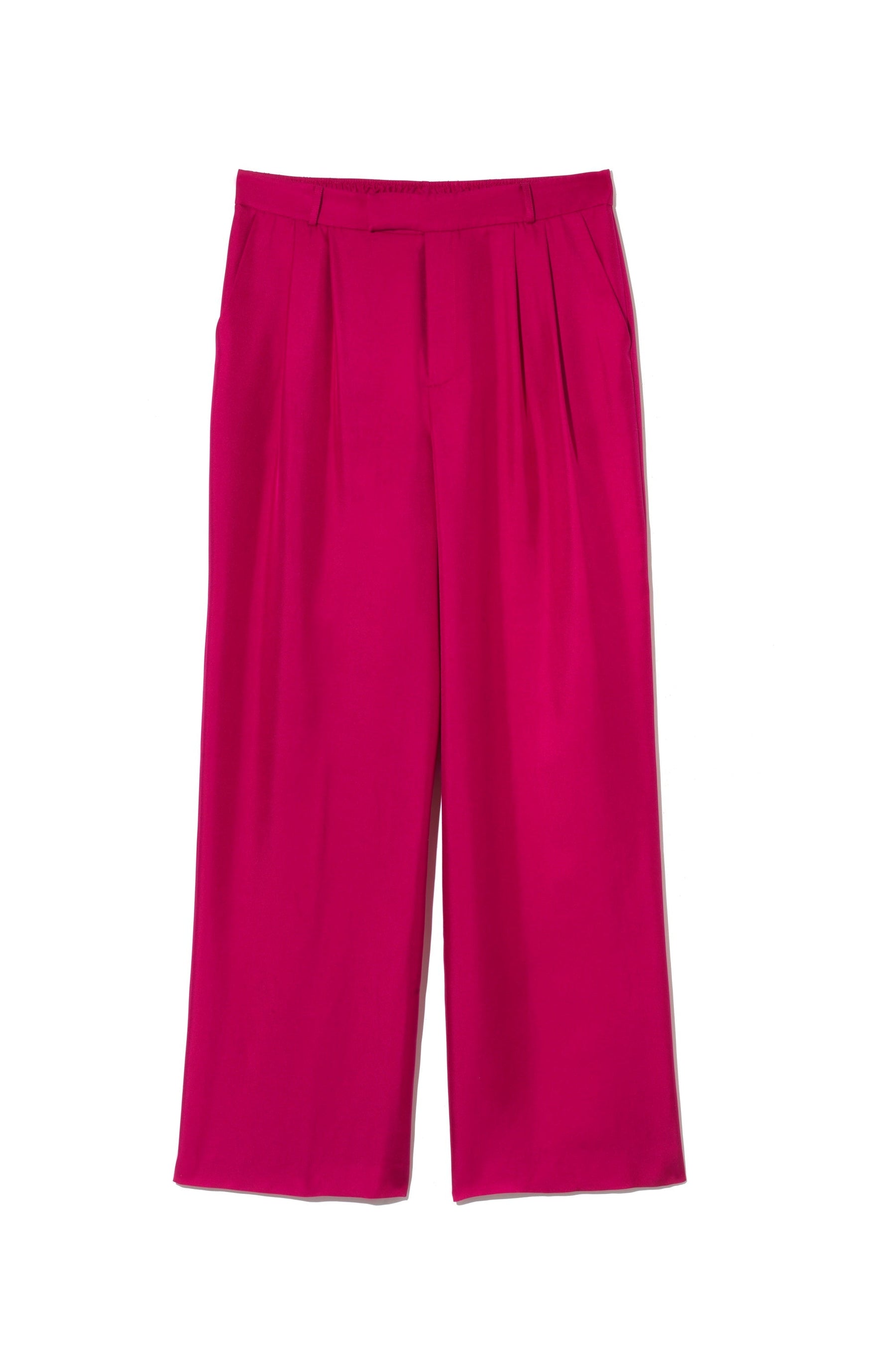 Salinas Silk Trouser Fuscia 
