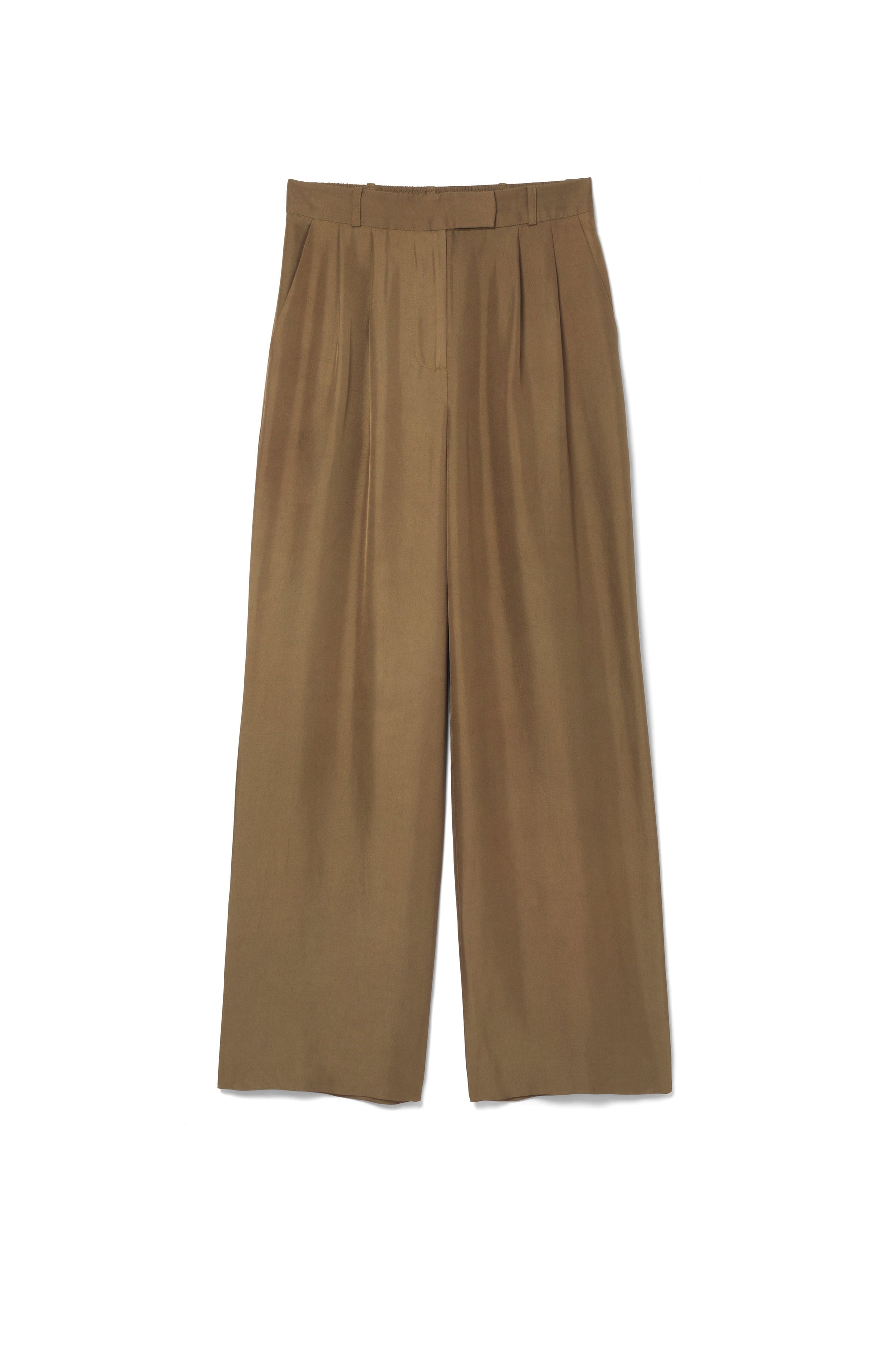 Salinas Silk Trouser Khaki 