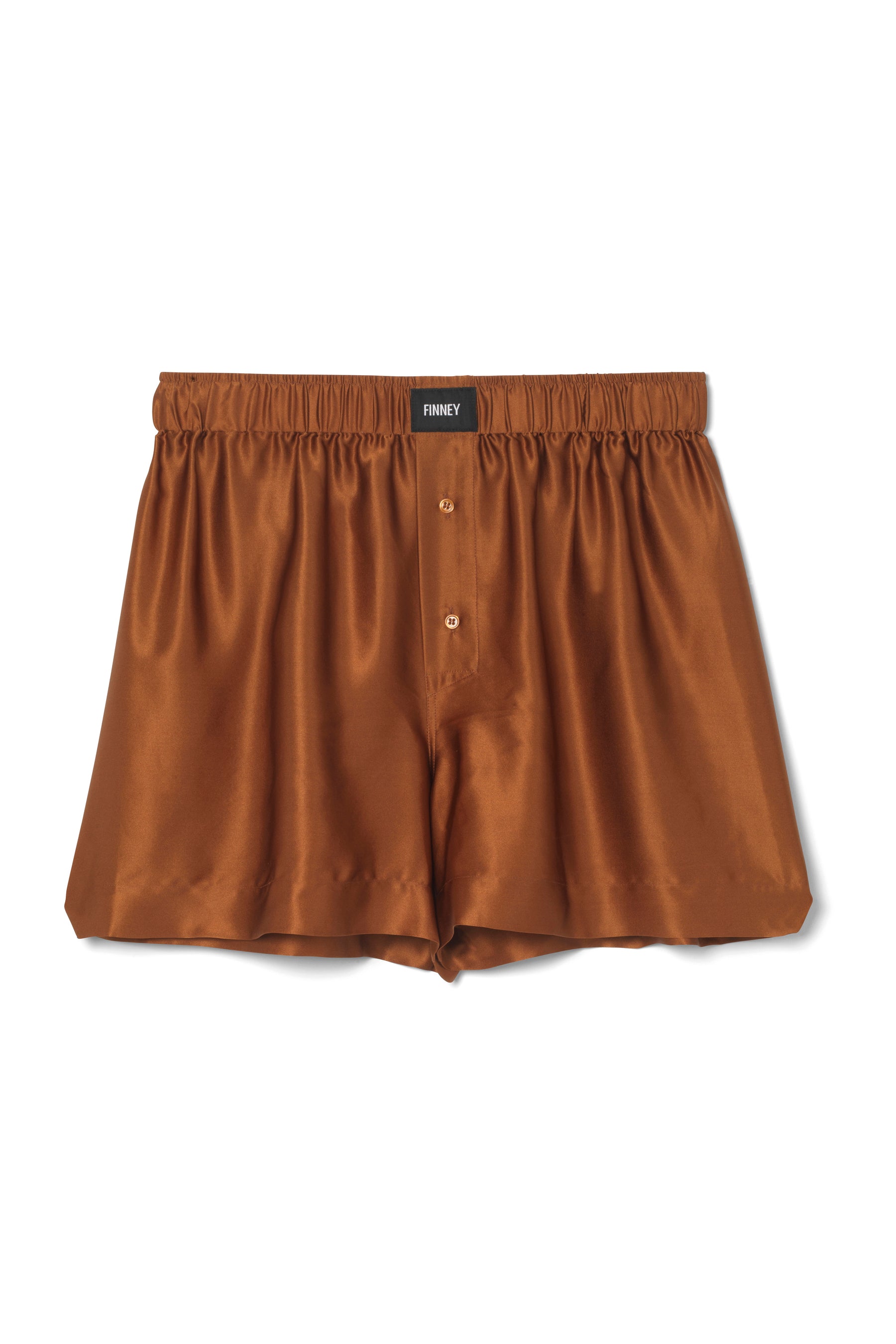 Le Weekend Silk Boxer Caramel 