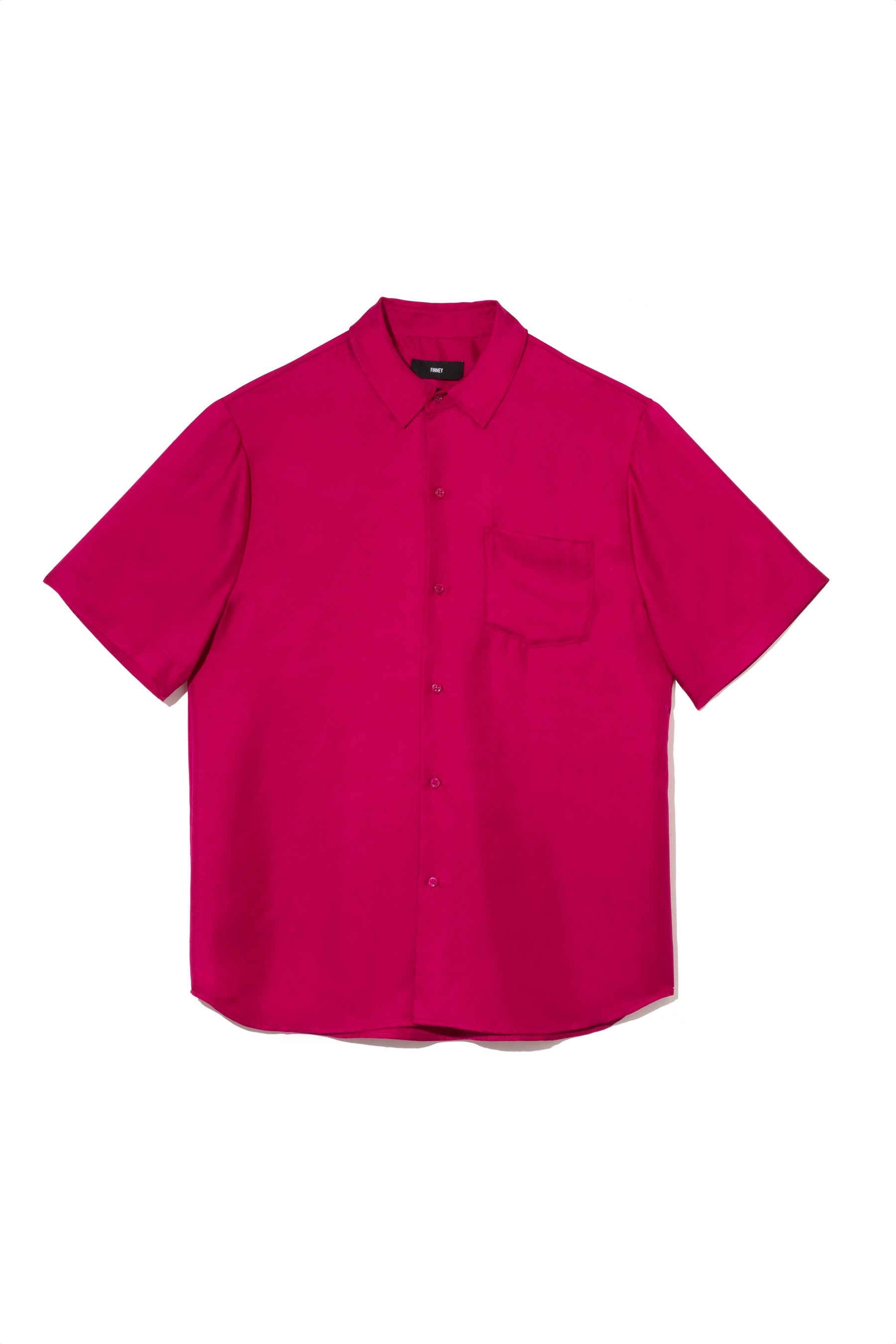 Boyfriend Silk Shirt Fuscia 