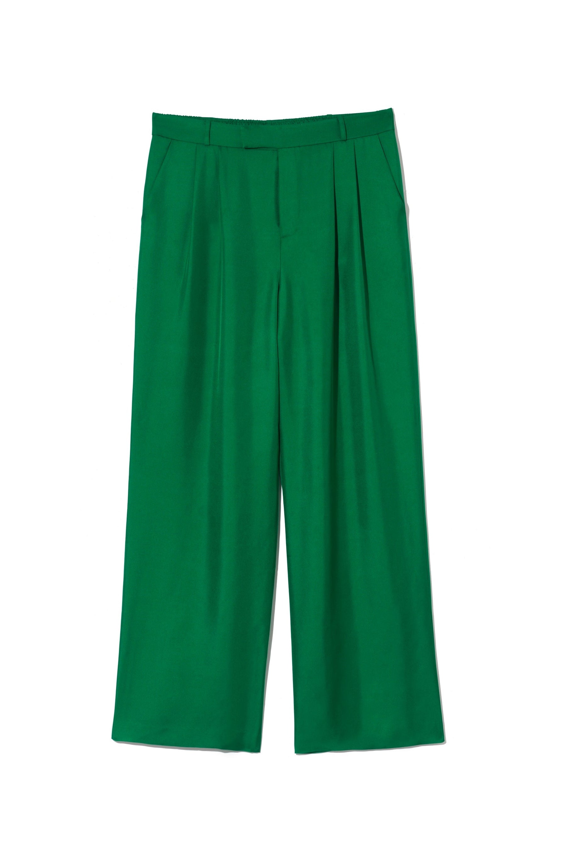 Salinas Silk Trouser Emerald 