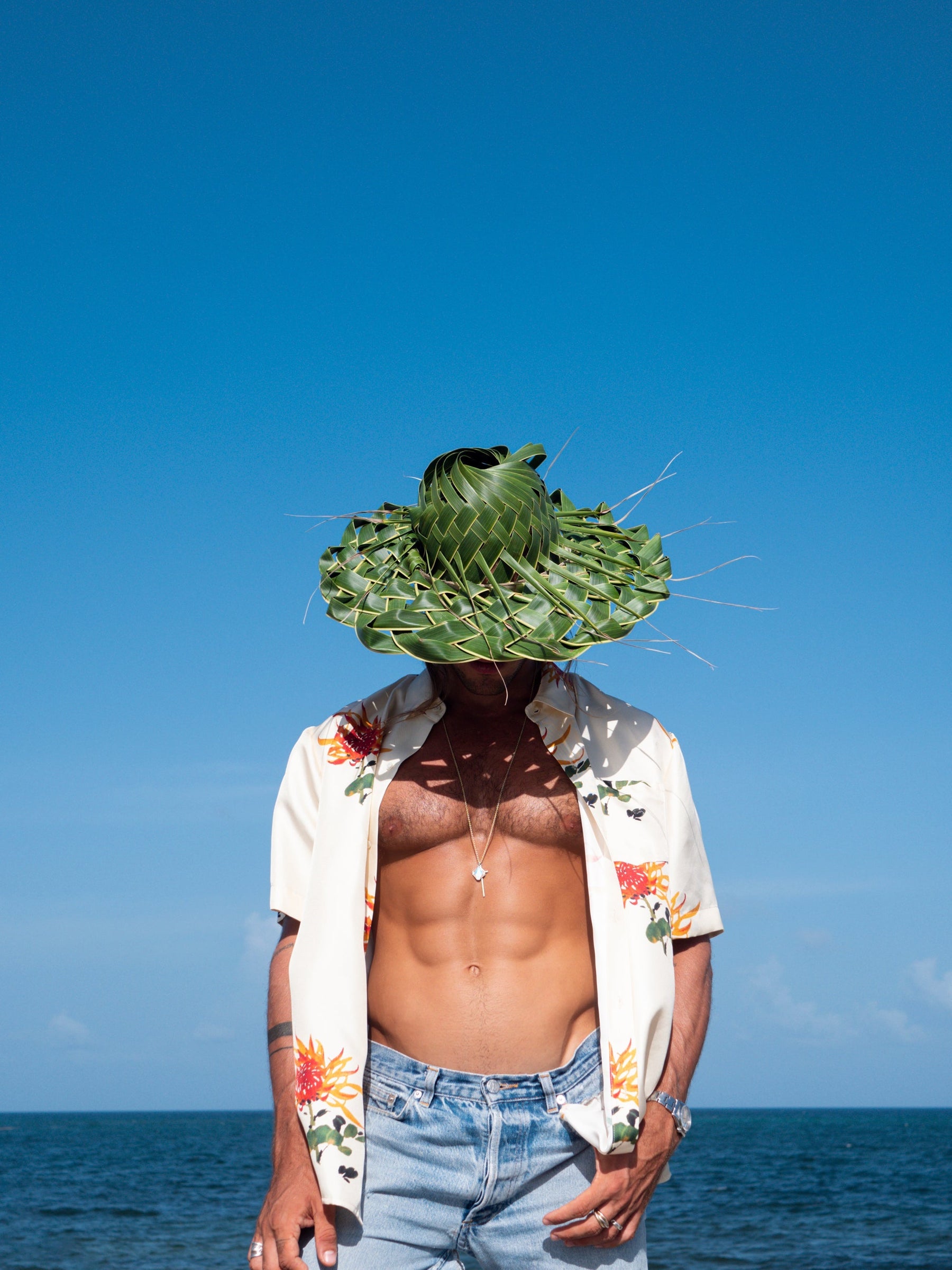 Boyfriend Silk Shirt Orange Chrysanthemum 